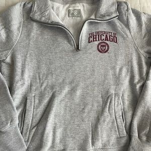 University of Chicago quarter zip sweatshirt